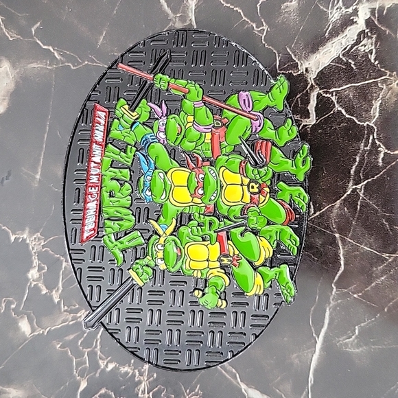 TMNT Metal Fashion Belt Buckle teenage mutant ninjas turtle - Picture 1 of 4
